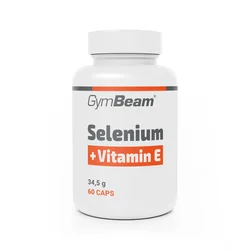 GymBeam Selen + Vitamin E 60 kaps.