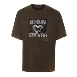 DOLCE & GABBANA Majica temno rjava