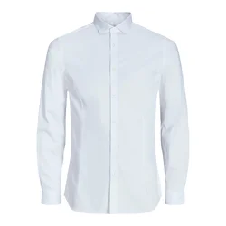 JACK & JONES Poslovna srajca jjprPARMA SHIRT L/S NOOS, bela