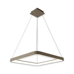BRILAGI - LED prigušiva luster na sajli FALCON SLIM LED/50W/230V 50x50 cm bež + daljinski upravljač