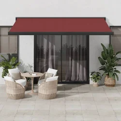 Tenda na automatsko uvlačenje bordo 450 x 300 cm