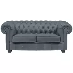 Landscape CHESTERFIELD ZOFA, sivomodra tekstil