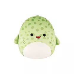 SQUISHMALLOWS Zeleni morski pes - Enzo, 30 cm
