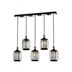 Opviq Luster Av-4318-5Y-Bsy, 85x80x8 cm, Crni