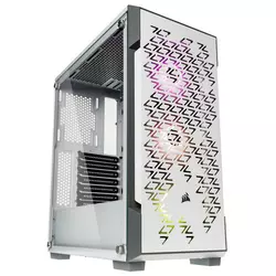 Corsair iCUE 220T RGB Midi-Tower, Tempered Glass - belo CC-9011174-WW