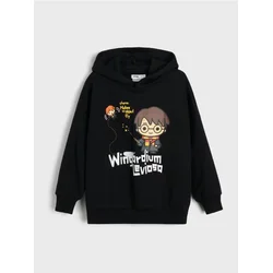 Sinsay - Oversize hoodie sa printom Harry Potter - crno