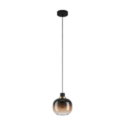 Eglo 99614 - Luster na sajli OILELLA 1xE27/40W/230V braon