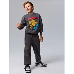 Sinsay - Komplet trenerke: duks i pantalone Garfield - antracit