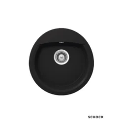 Schock Granitna ugradna sudopera Manhattan R100, 47x49cm, Crna