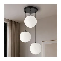 BRILAGI - Luster na sajli POLOS 3xE27/40W/230V prečnik 42 cm crna