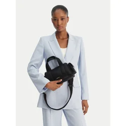 Ročna torba Calvin Klein Webbing Strap Pocket Bag LV04F3291G Črna