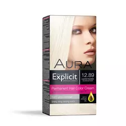 Set za trajno bojenje kose EXPLICIT 12.89 Lightest blonde / Najsvetlije plava