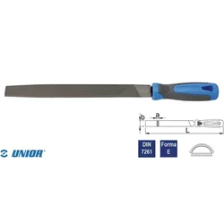 Turpija za metal poluokrugla 150mm gruba 761HB UNIOR