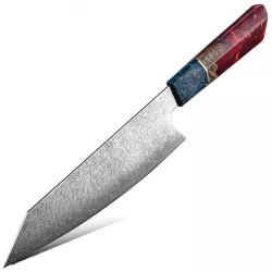 Damaskovski kuhinjski nož SA-20090 - Kiritsuke / Crvena KP20090