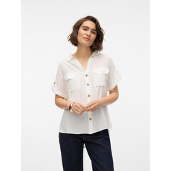 VERO MODA Bluza BUMPY, bela