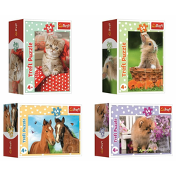 Trefl Display Puzzle Simpatične živali 54 kosov (40 kosov)