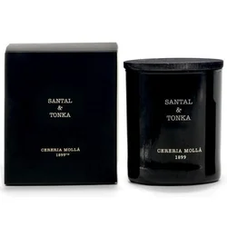 Dišeča sveča SANTAL & TONKA, 230 g, Cereria Mollá