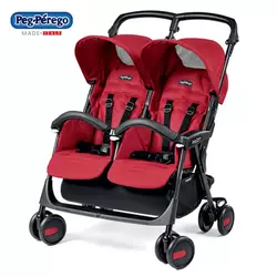 Peg Perego Kolica Aria Shopper Twin Class Geo Red