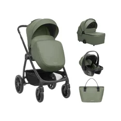 KikkaBoo Kolica Modena 3in1 set sa I-SIZE autosedištem i tvrdom korpom Army Green (KKB11226)
