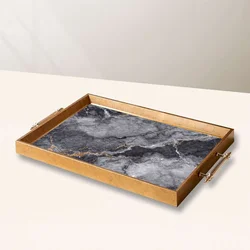Aberto Design Poslužavnik TPEA10044 50 x 29 x 3.5 cm, Šareni