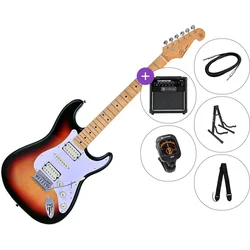 SX SST57+ /HSH SET 2 3-Tone Sunburst Električna kitara