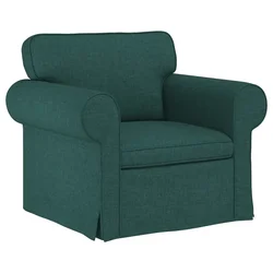 Vidaxl Kavč Temno zelena 95 x 82 x 80 cm blago