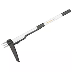 Fiskars 139940 Light Unkrautstecher Schwarz/Silber