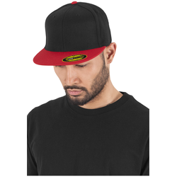 Premium 210 Fitted 2-Tone blk/red