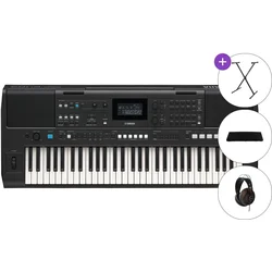 Yamaha PSR-E483 SET Keyboard z dinamiko Black