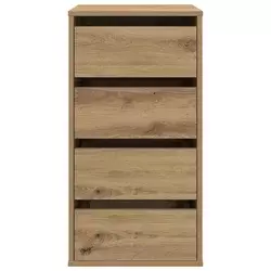 Kutna komoda s ladicama boja artisian hrast 40x41x76 cm drveni