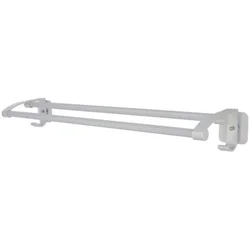 Držač peškira dvostruki aluminijumski hrom