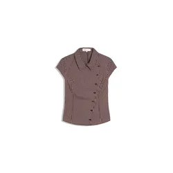 Bershka Bluza kremna/bordo