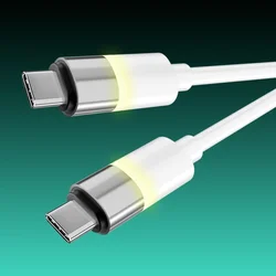 Kabl AVAX CB316 Glowy / USB-C to USB-C / 60W / 1 m / White