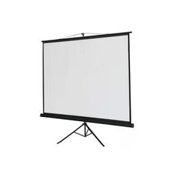 Lexin TD9696M Platno za projektor sa tripodom, 244x244cm, Belo