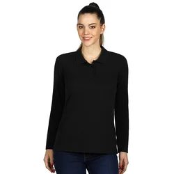EXPLODE LINDA ženska polo majica dugih rukava Boja: Crna Veličina: XL
