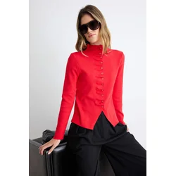 Trendyol ženski duks Twoaw27Hi00154, crvena