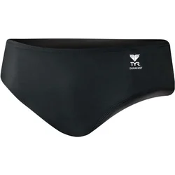 Mens swimsuit tyr solid racer black s - uk32