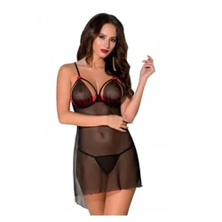 Ženska sexy haljina Cyra, Crna