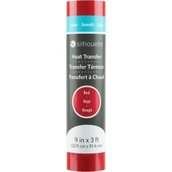 Silhouette Smooth Heat Transfer - 22,9 cm x 0,9 m - Red