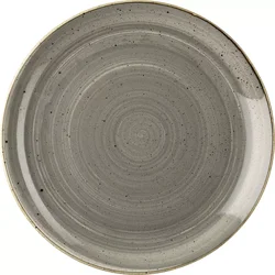 CHURCHILL Stonecast Peppercorn Grey plitev krožnik, premer: 217 mm (12 kos)