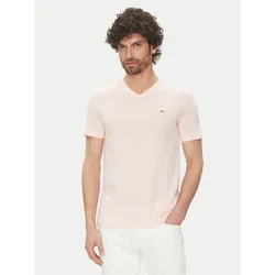Tommy Jeans Majica Jaspe DM0DM20364 Roza Slim Fit