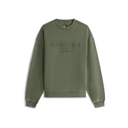 Tommy Jeans Majica 90S NEW CLASSICS temno zelena