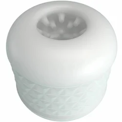 LyBaile Dvostranski moški masturbator bel - Pretty Love Crystle 6 cm