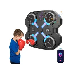Igračka boks mašina sa bluetooth zvučnikom + rukavice za boks