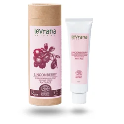 LEVRANA ORGANIC Dnevna anti age MLE krema za lice BRUSNICA organic certified 50 ml