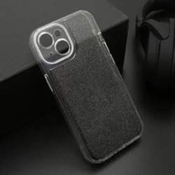 Futrola ombre glitter za iphone 15 (6.1) crna ( F124980 )