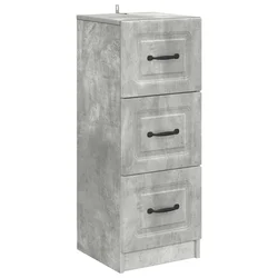 Ormar s ladicama Betonska siva 33 x 34,5 x 87 cm