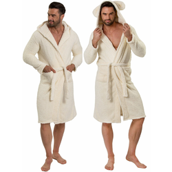 Moški kopalni plašč Teddy Ecru S/M