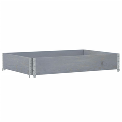 Okviri za palete sivi 120 x 80 cm od masivne borovine