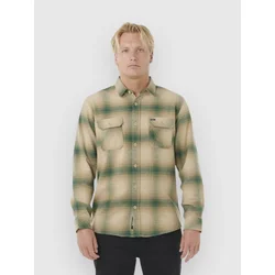 Rip Curl Count Flannel Shirt khaki rock